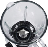 CR 4077 Standmixer Mit 1.5L Glasbeholdere, Smoothie Maker, Hochleistungsmixer, Mahlung, Eis-Zerkleinerung, Pulsfunktion, Edelstahlklingen, 2 Geschwindigkeiten, 1000W, Schwarz/Silber Kitchen Naty Shop