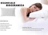 Italiensk sengetøj MB Home Italia, pude, biokeramik, lysegrå, 45 x 75 cm Naty Shop standardpuder