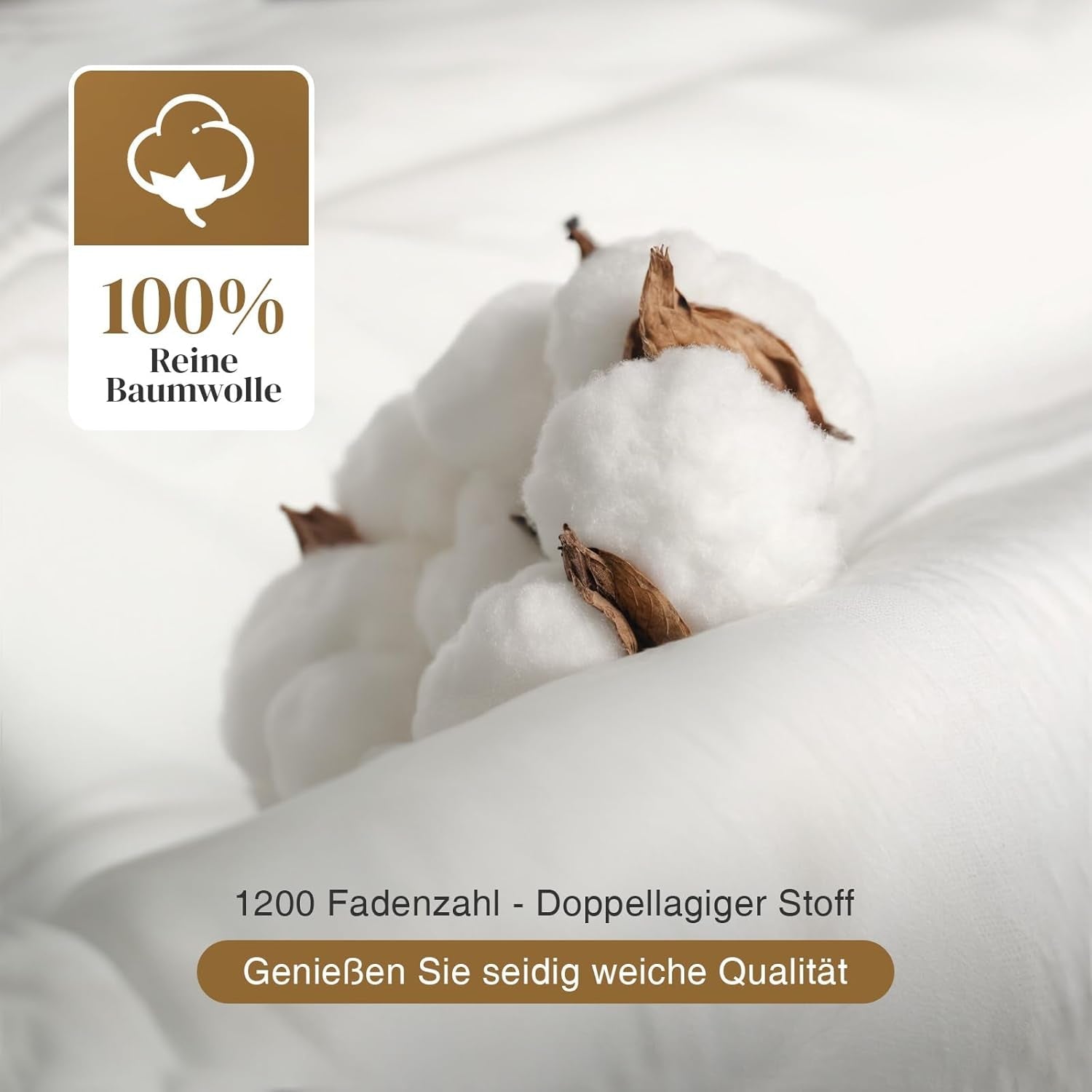 135X200 Helårsdyne 100% bomuld Gåsedunsdyne Tyktfyldt fjerdyne No Live Plys Ekstra Fluffy Overgangsdyne 3D Baffle Box Enkeltseng Hvide dyner & dyner Naty Shop