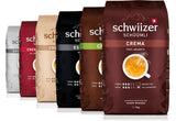 Schwiizer Schüümli Intenso, kapsel, malet kaffe 1 kg - Intensitet 4/5 - UTZ certifikat (pakke med 4)