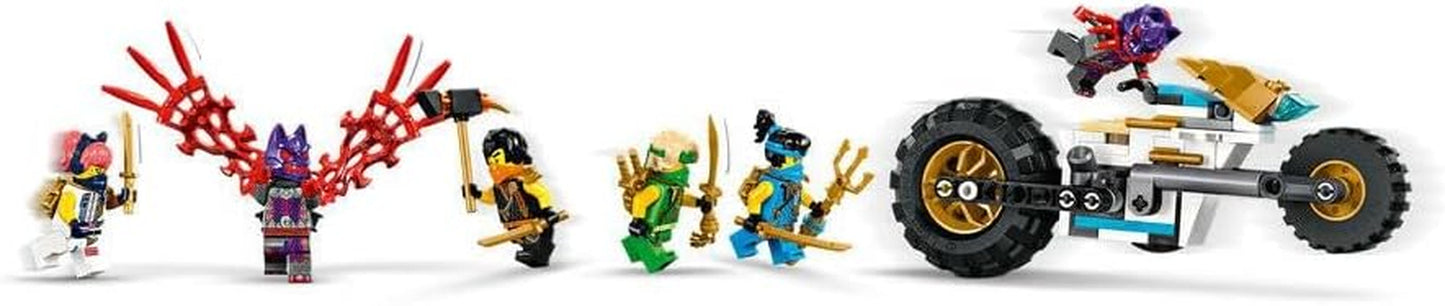 LEGO NINJAGO Ninja Team Combi Caterpillar 4 i 1 sæt med svævefly, racerbil og 2 motorcykler og 6 minifigurer Gave til drenge og piger Ninja legetøj 71820 byggesæt Besuche den LEGO-Store