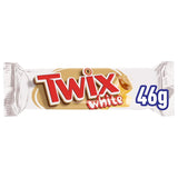 Twix hvide chokoladebarer | Karamel, kiks, hvid chokolade | Chokolade Multi Pack | 5 barer (5 x 46 g) (pakke med 5)