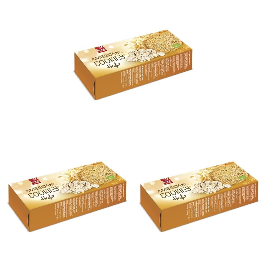 Økologiske havresmåkager, amerikanske havresmåkager, Økologiske havrekager, 175 g