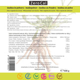Zerocal - Inulinpulver fra cikorie-Wurzel 500 G | Inulin Mit Hohem Ballaststoffgehalt | 100 % vegansk og glutenfri | Herkunft Deutschland Sweeteners Naty Shop