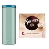 Senseo Pads Café Latte, 10 x 8 Getränke, 80 Kaffee Pos, inklusive Senseo Pad Dose