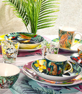 18 stykker eksotisk porcelæn Tavola Service