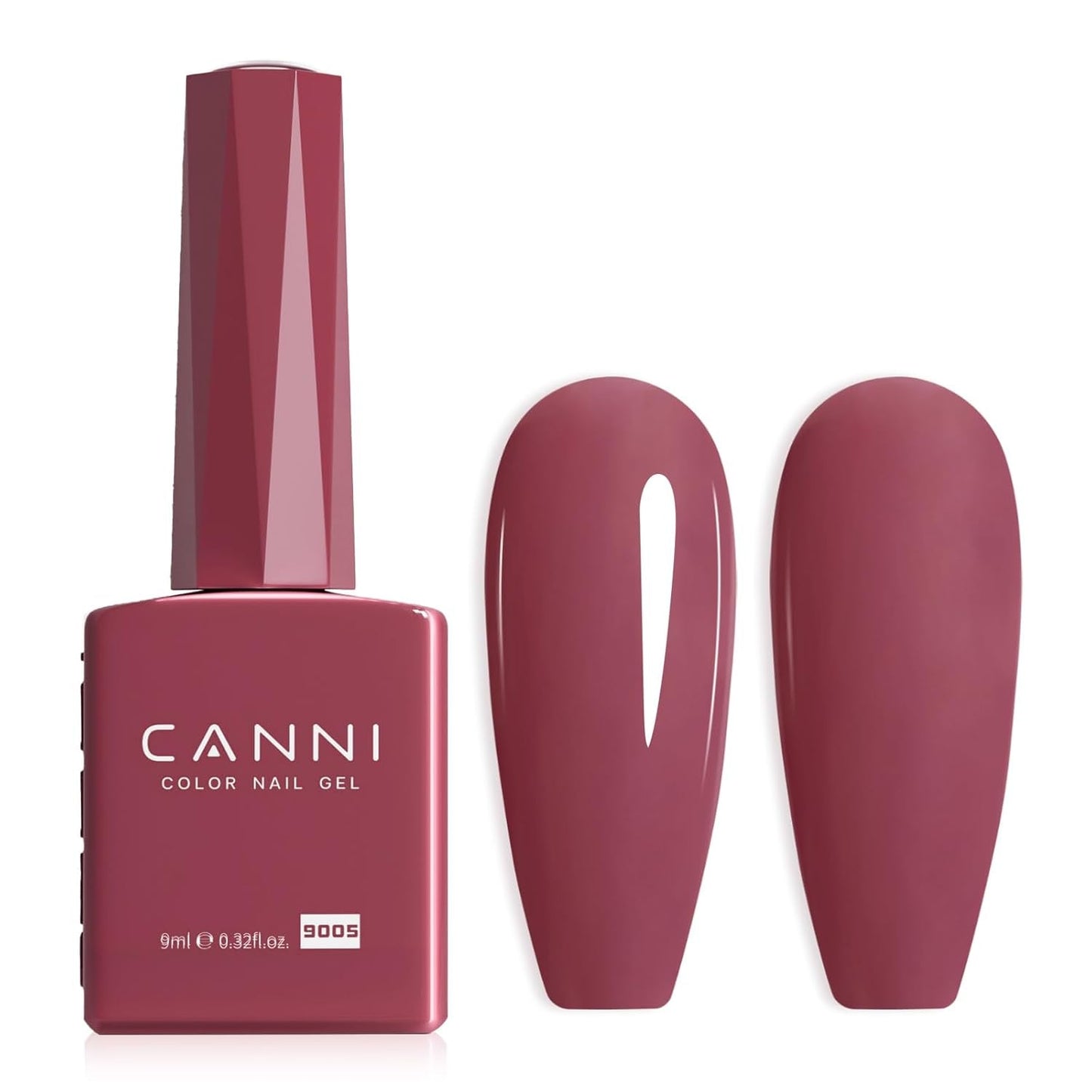 CANNI gel neglelak, semi-permanent, mørk lilla, neglelak, UV gel, soak off, manicure