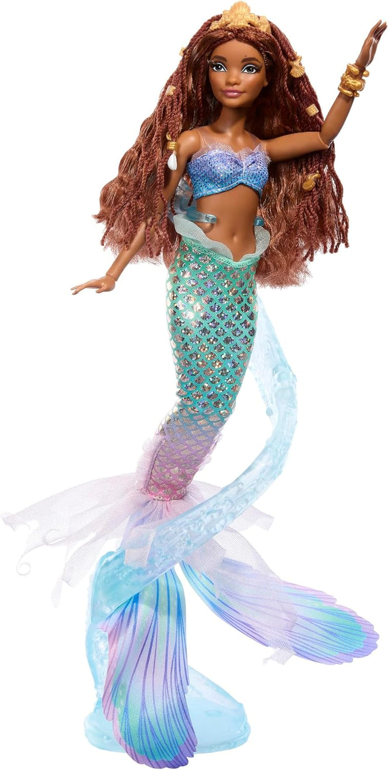 Mattel DISNEY Arielle Havfruen - Sæt med Mala, Karina og Arielle, unikke outfits og frisurer, til fantasifuld leg og indsamling, for børn fra 3 år og opefter, HND29 Naty Shop Ariel, Mermaid Dolls