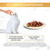 Møre gourmet-guldstykker i grøntsagssauce Kalve- og grøntsagsvåd kattefoder Pakke med 12 (12 x 85 g)