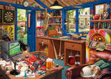 Schmidt Spiele 59977 Hemmeligt puslespil, Fars værksted, puslespil 1000 brikker Puslespil Naty Shop