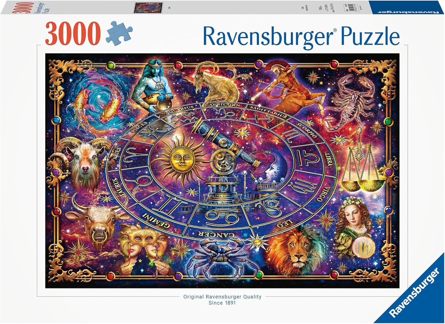 Ravensburger Puslespil 16718 - Stjernetegn - 3000 brikker puslespil til voksne og børn fra 14 år Puslespil Naty Shop