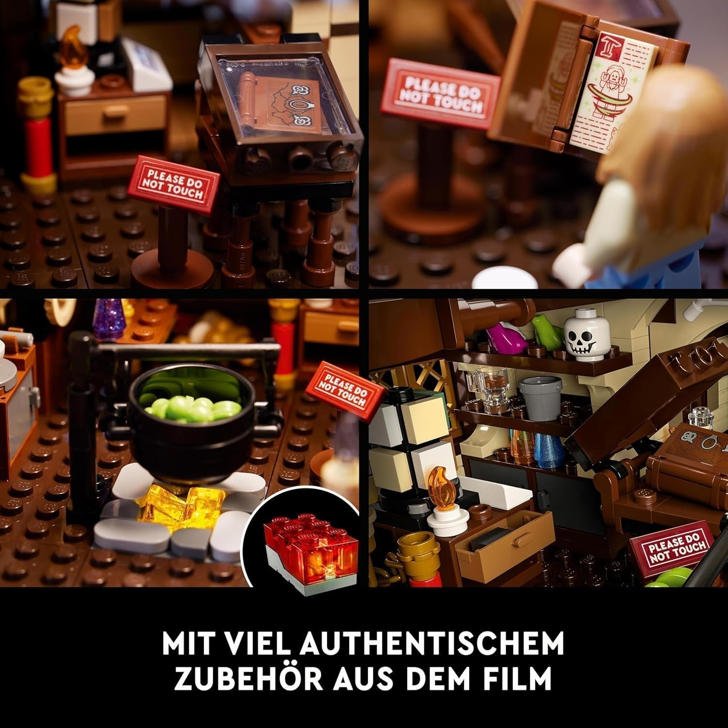 LEGO Ideas Hocus Pocus: Sanderson Sisters Witch House Sæt, Voksensamlingssæt med hus, 6 minifigurer og tilbehør, Kvinde og Mandlige 21341 byggesæt Besuche den LEGO-Store