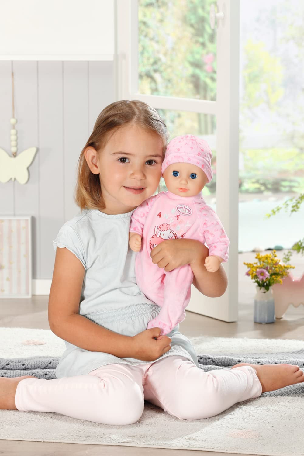 Annabell Lille Annabell blød dukke 36cm, med stofkrop og søvnige øjne, 36cm, 709870 Zapf Creation