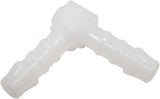 Original NORMA® slangeforbindelse, POM NORMAPLAST albue (6 mm)