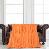 Sourcing Map Hyggeligt tæppe tæppe sengetæppe Blødt & varmt fleece tæppe som sofa tæppe Sofa tæppe Stue og krammetæppe Blødt plys uldtæppe Orange 150X200Cm Senge og tæpper Besuche den uxcell-Store