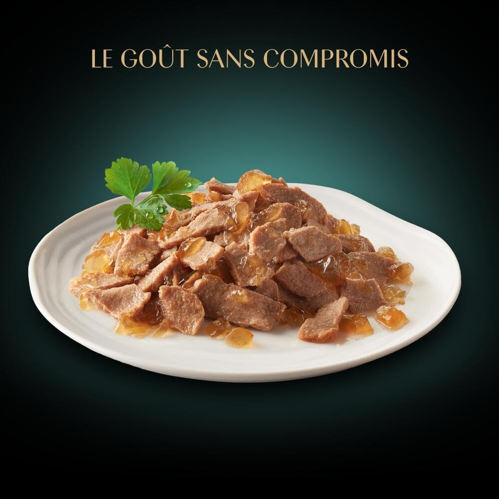 Sheba Portion Pouches Vådfoder til katte, Multipack Fresh & Fine i gelé med MSC tun og laks, 6x6x50g - Sunde måltider til katte med gelé