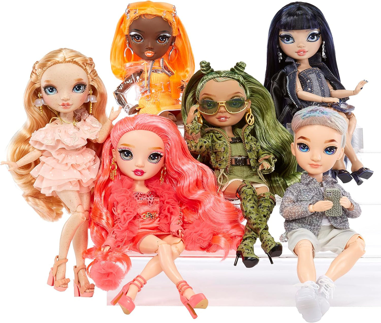 Rainbow High Fashion Doll - Aidan Russell - Lilla drengedukke - Moderigtigt outfit og 10+ farverige legetilbehør - Til samlere og børn i alderen 4-12