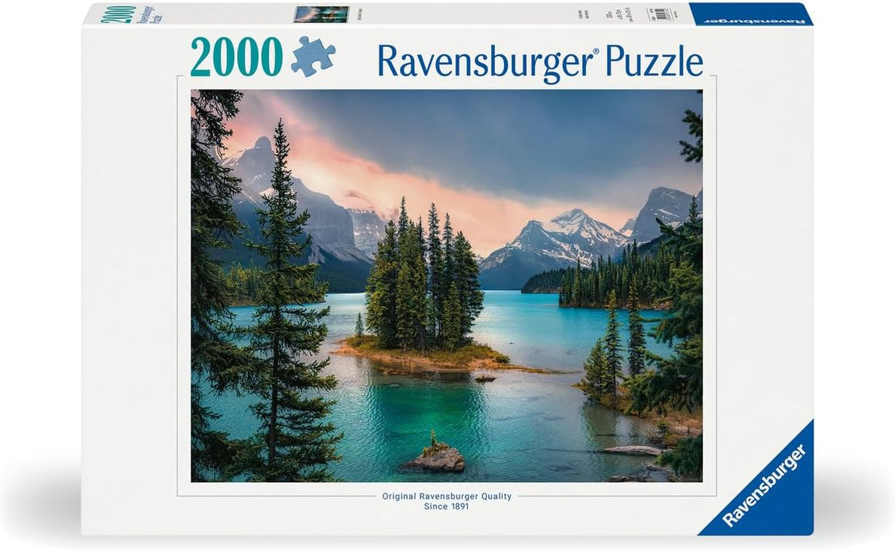 Ravensburger Puzzle 16714 - Spirit Island Canada - 2000 brikker puslespil til voksne og børn over 14 år, landskabspuslespil med Canada-motiv Puzzle Naty Shop