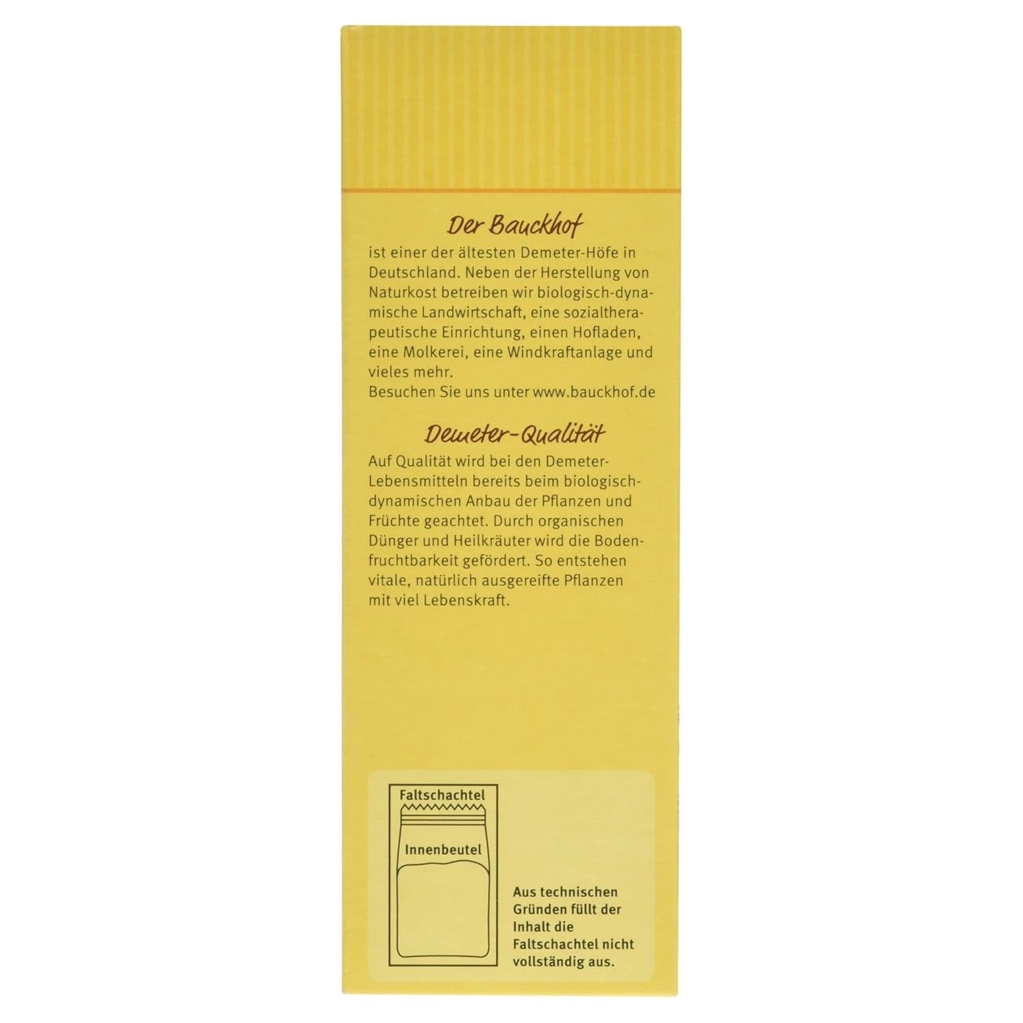 Demeter Bauck Hof Bio Dinkel vaffel, 200 G blanding til bagning og madlavning Naty Shop