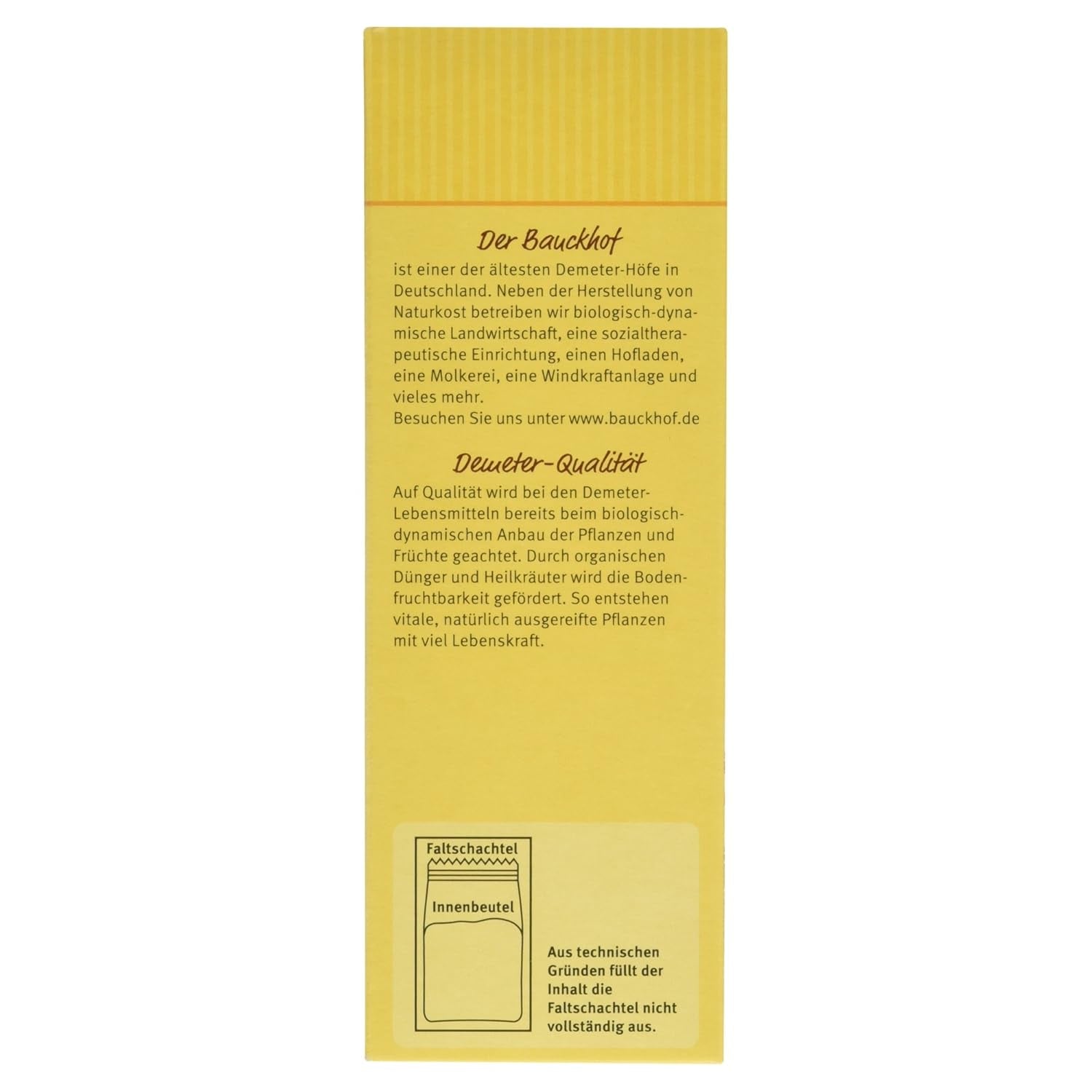 Demeter Bauck Hof Bio Dinkel vaffel, 200 G blanding til bagning og madlavning Naty Shop