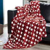 Celinatex fluffy tæppe 150 X 200 Cm Bordeaux tæppe sofa sofa blødt tæppe stjerner Mikrofiber Fleece Oeko-Tex Moonlight Senge og dyner Besuche den CelinaTex-Store
