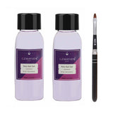 GZMAYUEN Poly Nail Gliding Solution 30ml * 2 Nail Extension Gel Flydende Poly Extension Gel - Nem DIY Gliding Solution med børste