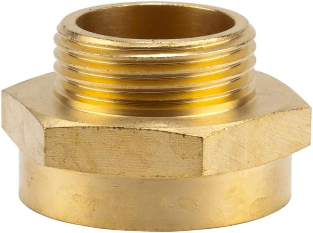 Gardena Messing Reducer Gevindnippel: Messingforbindelse til gevindreduktion f.eks. til pumper, 33,3 mm udvendigt gevind (G 1 tomme) / 42 mm indvendigt gevind (G 1 1/4 tomme) (7266-20)