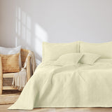 Ameliahome Sengetæppe 170X210 Cm Dobbeltsidet sengetæppe Ultrasonic Quilting Polyester Ophelia Mørkegrønne senge og tæpper Besuche den AmeliaHome-Store Ophelia creme 220X240 Cm