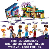 LEGO Friends Olly og Paisley Family House, Dukkehus med figurer og tilbehør, To-etagers hus og træhyttesæt, kreativ gave til piger og drenge 7+ 42620 Byggesæt Besuche den LEGO-Store