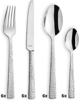 Amefa Felicity bestiksæt, 24 dele, til 6 personer, rustfrit stål 18/0 Kitchen Naty Shop