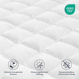 Nordic Paradise - Behagelig quilt - 50% tysk andedun - Varm vinterdyne - 200X200 Cm Dyner og dyner Naty Shop