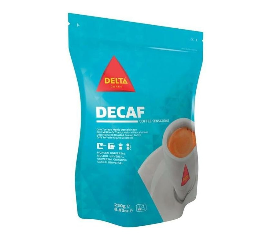 Koffeinfri kaffe Delta MQ 250g – Pakke med 2 | Malet kaffe | Intens aroma uden koffein