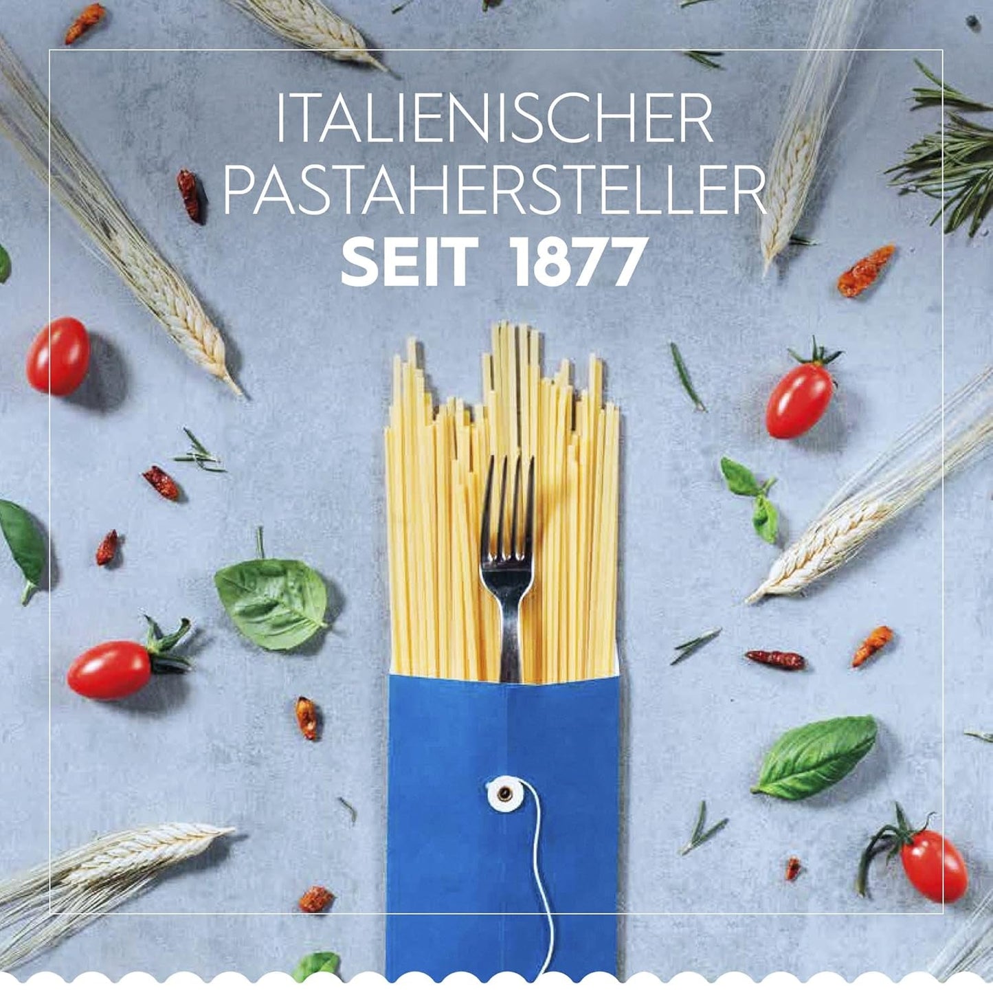 Barilla Pasta Klassische Spaghetti n.5 fra højkvalitets Hartweizen immer al dente, (1 x 500 g), smagløs