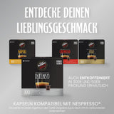 Caffè Vergnano 1882 - Èspresso Kompostierbare Kaffeekapseln , kompatibel med Nespresso, Intenso (Intenso) - Packung Enthälts 100 Kapseln