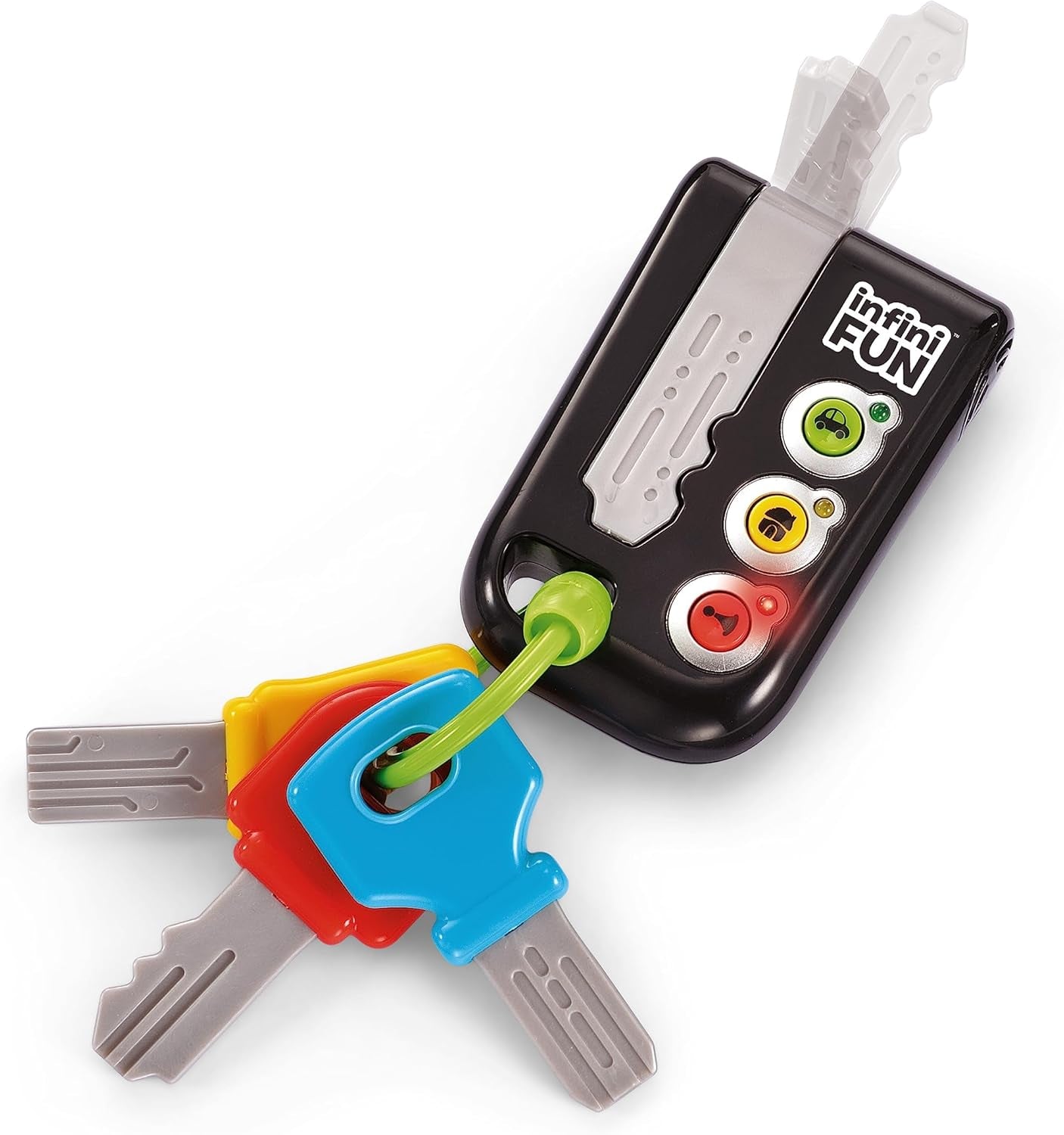 My Duo High-Tech Phone + Key - En meget realistisk telefon og nøgle. - Legetøj til flere læringsprojekter fra 12 måneder Bebe Naty Shop Toys