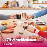 Bosch Tassimo Happy Friendly TAS107E Kapsel Espressomaskine, 70+ drikkevarer, velegnet til alle kopper, Auto-Stop, Bæredygtig, Perfekt Dosering, Pladsbesparende, 1400W, Creme/sort