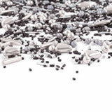 Streusel Glück Black Beauty, Mix Sprinkles Sølv - Sort, 90 gram Sprinkles Naty Shop