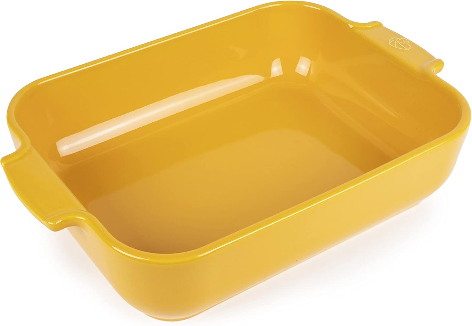Peugeot Appolia Rechteckige Auflaufform Mit Griffen, Keramik, Schiefer / Grau, 7,2X31X21,7 Cm, Fassungsvermögen: Ca. 2 L, 60060 Forme og bakker til bagning Naty Shop Gelbes Safran