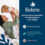 BIOLANE - Vådservietter til babyer, ansigt og hænder - Ekstra skånsomme rengøringsservietter til hygiejne - Vådservietter til babyer fra fødslen - Alkoholfri - 12 x 64 servietter (768 servietter)