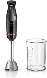 Bosch Standarmatur Ergomaster Serie 4, 1000 Watt, Edelstahl-Mixstab, Zerkleinerer, Mix-/Messbecher, Schwarz Kitchen Naty Shop Ergomaster Serie 4