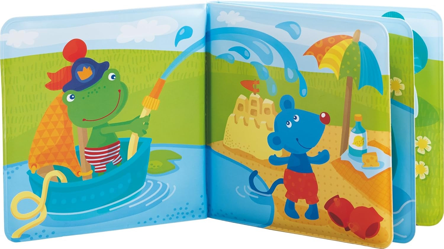 HABA 302634 Captain Frog 2 badebog, legetøj til småbørn Babylegetøj Naty Shop