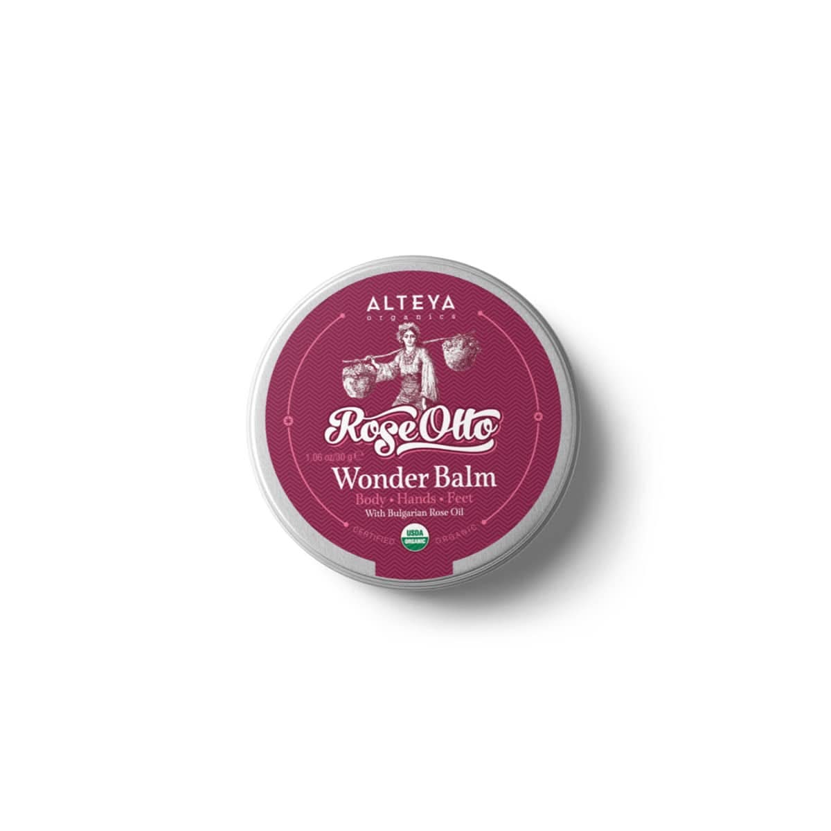 Alteya Organic Miracle Balm Rose 30 g Kosmetik og skønhed Naty Shop