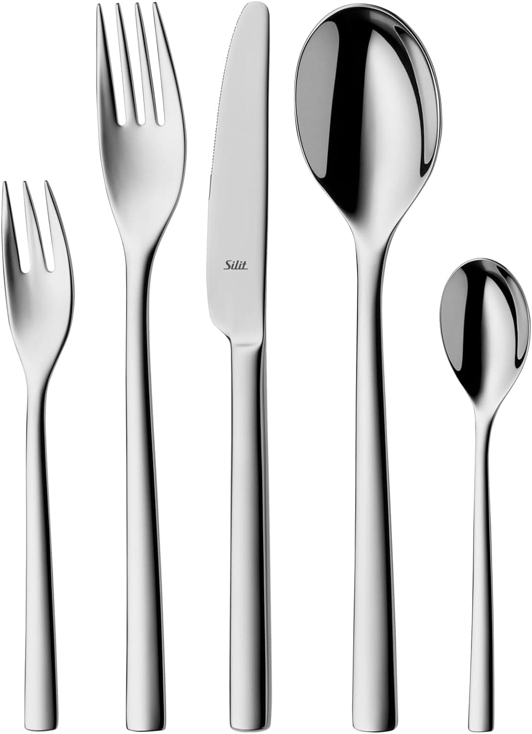 Silit Trend bestiksæt 6 personer, 30 stykker, monoblokknive, rustfrit stål Crominox Kitchen Naty Shop