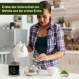 Ceremoniel UJI - 30 g æske - Bio - 100 % japansk Matcha - Første høst - Ren Matcha - Malet