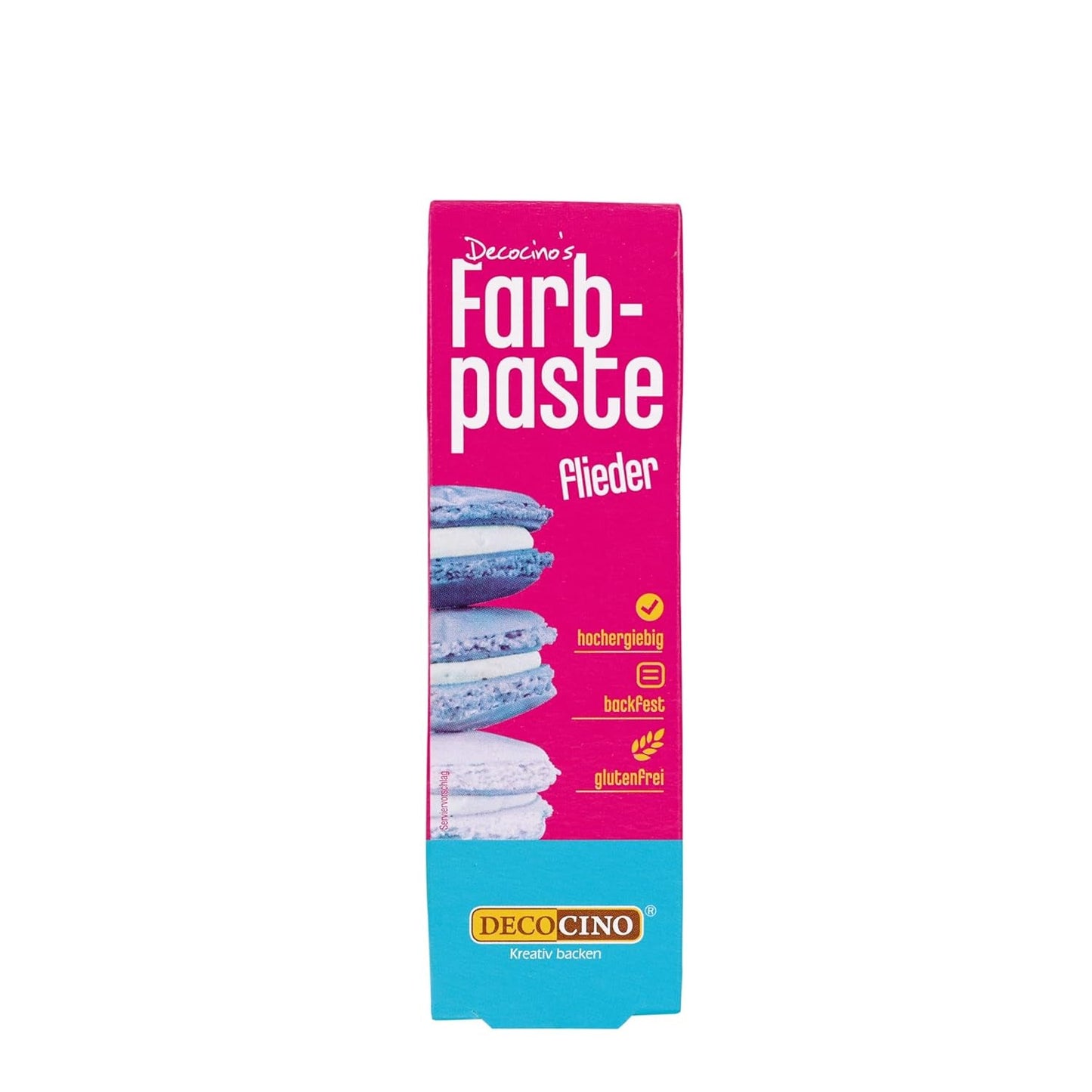 DECOCINO pink farvepasta - 20 g - Madfarve, ideel til farvning af kager, fondant og cremer - Fri for azofedtsyrer og gluten