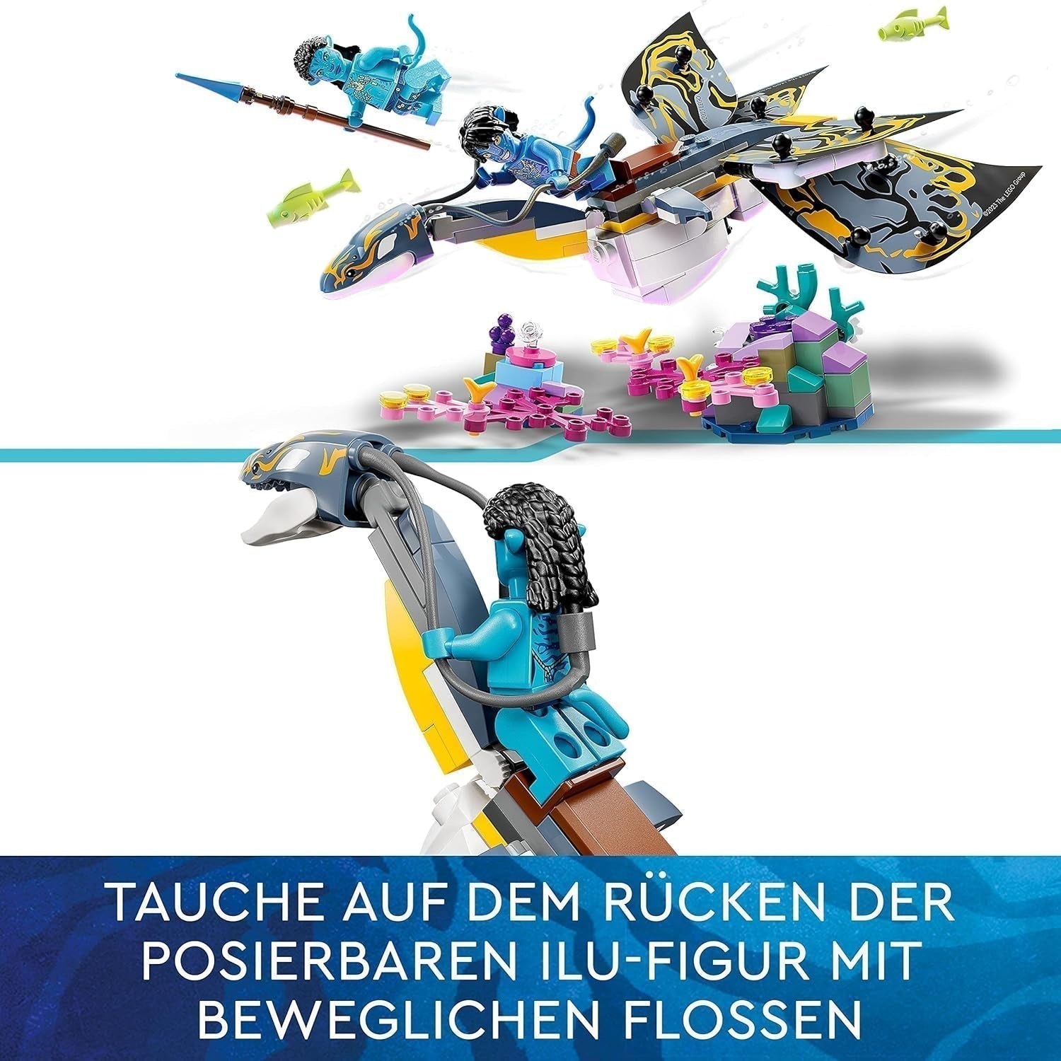 LEGO Avatar Opdagelsen af Ilu Vandsti byggelegetøj med undervandsfigur Pandora Collection Sæt til børn og filmfans fra 8 år og opefter 75575 Byggesæt Besuche den LEGO-Store