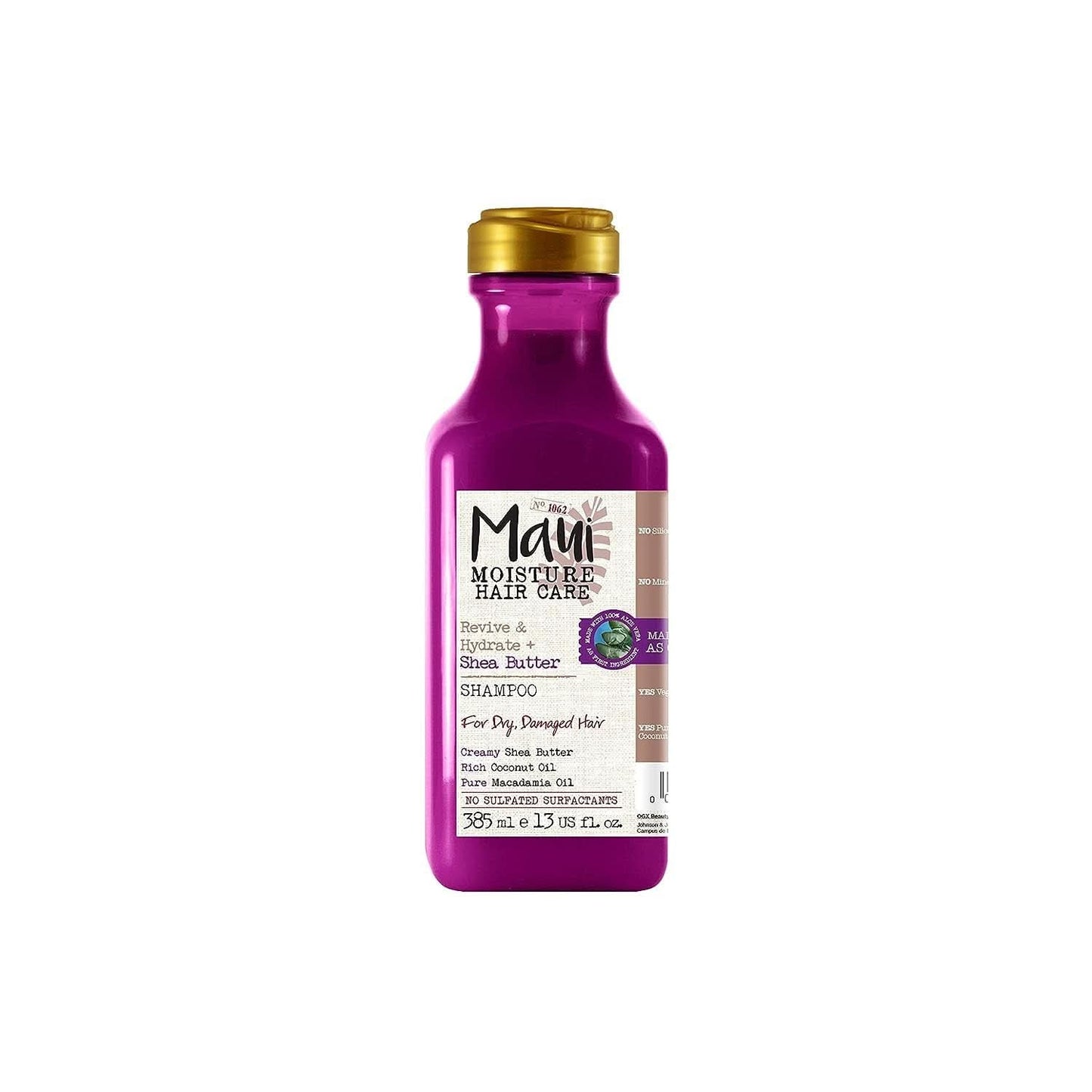 Maui Moisture Revive & Hydrate + Shea Butter, Shampoo eller Conditioner, 385ml Shower & Bath Naty Shop Shampoo