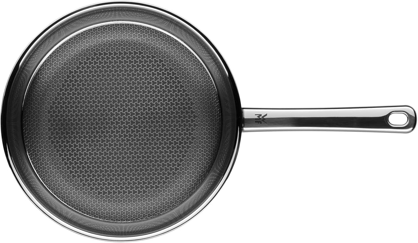 WMF Profi Resist induktionspande 24 cm, materiale med flerlagsbelægning, honeycomb struktur, rustfrit stål håndtag, ovnfaste Gryder og pander Naty Shop