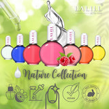 LALILL Nail Cuticle Oil 75Ml - Himbeere Nagelpflegeöl - Nagelöl Pflege Für Nägel Nagelhaut - SPA Maniküre Naildesign Hände - Vegansk - With Pipette