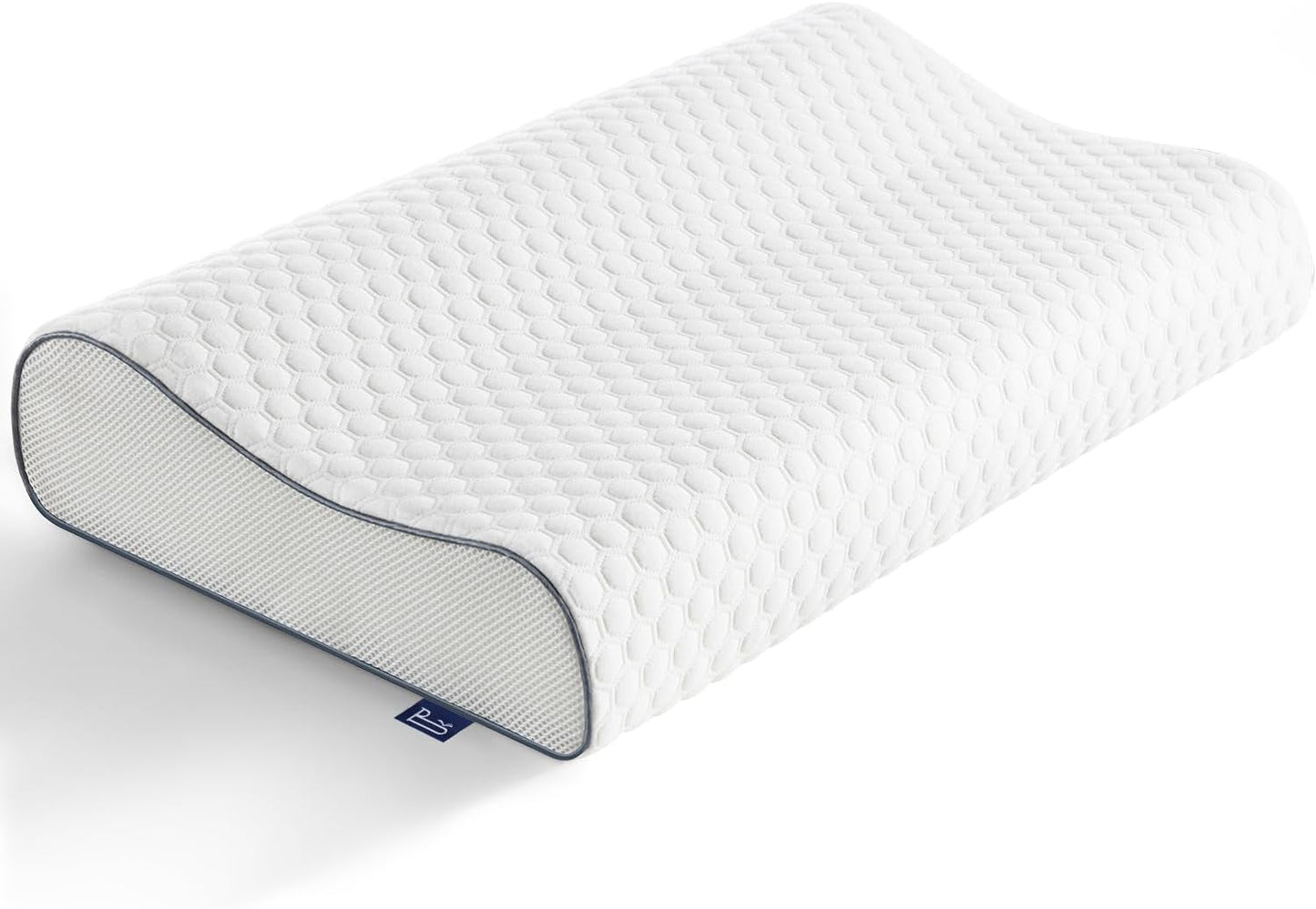 BedStory Memory Foam-pude, højdejusterbar nakkestøttepude, ergonomisk pude, sidesovepude til ryg- og mavesove (60x36x12/10cm)